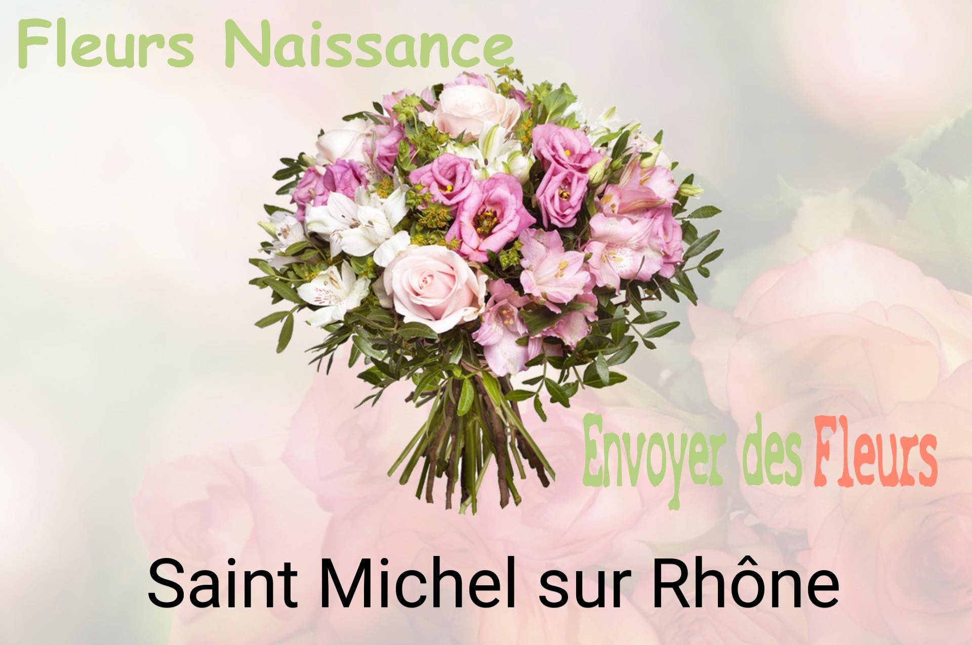 Bouquet de fleurs de naissance livré à Saint-Michel-sur-Rhône